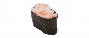 Состав: рис для суши, водоросли нори, креветка салатная. Вес 37 гр